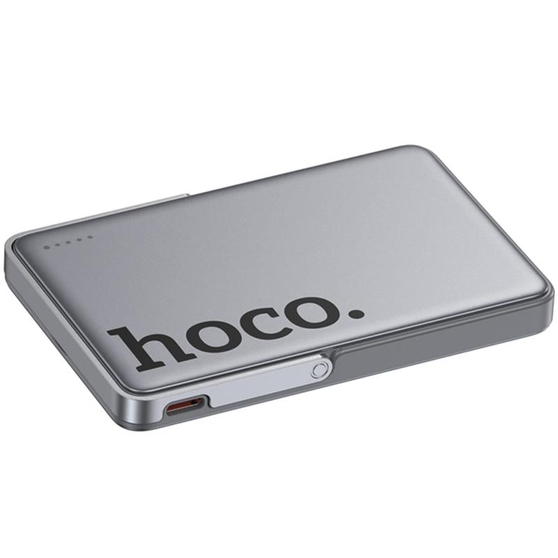 Портативний ЗП Power Bank Hoco Q36 Sunlight magnetic suction+holder PD20W з БЗП 5000 mAh на малюнкі №3
