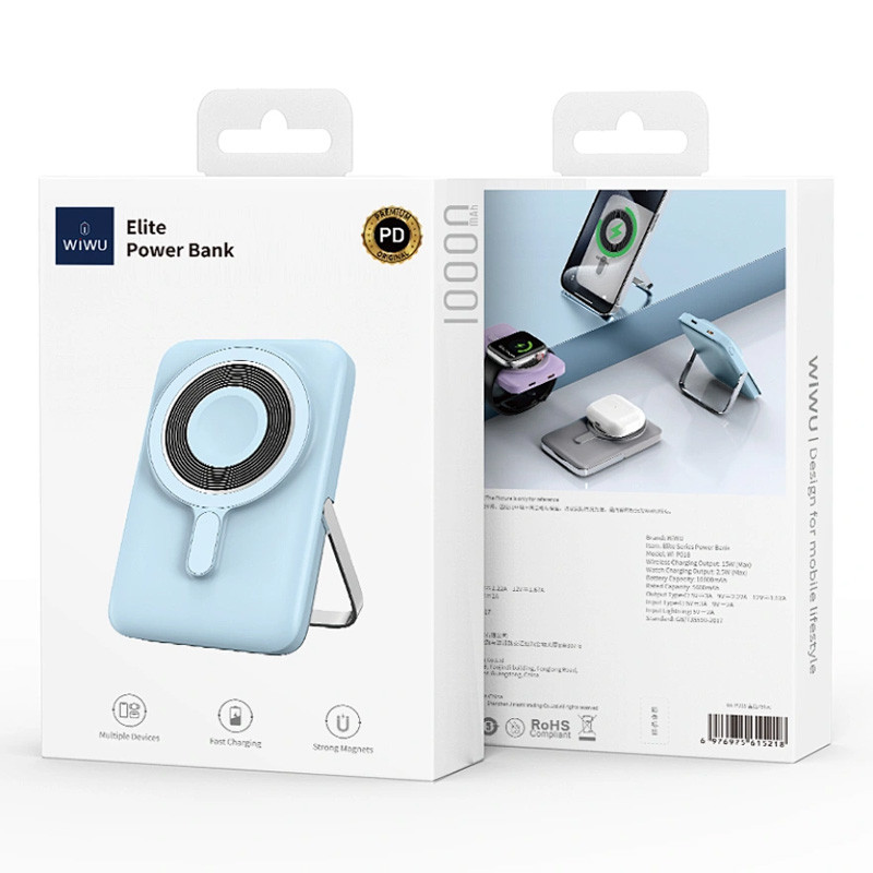 Портативний ЗП Power Bank WIWU Wi-P018 Elite 3 in 1 з БЗП 10000 mAh на малюнкі №2