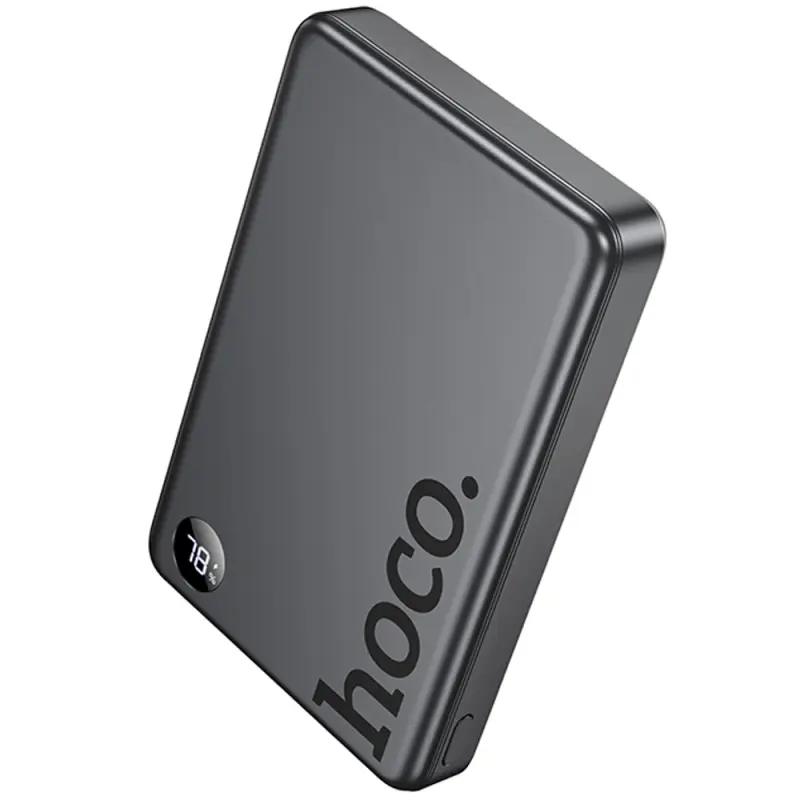 Портативное ЗУ Power Bank Hoco Q34 Clever PD20W с БЗУ 10000 mAh, Metal gray 1, купить оптом с доставкой