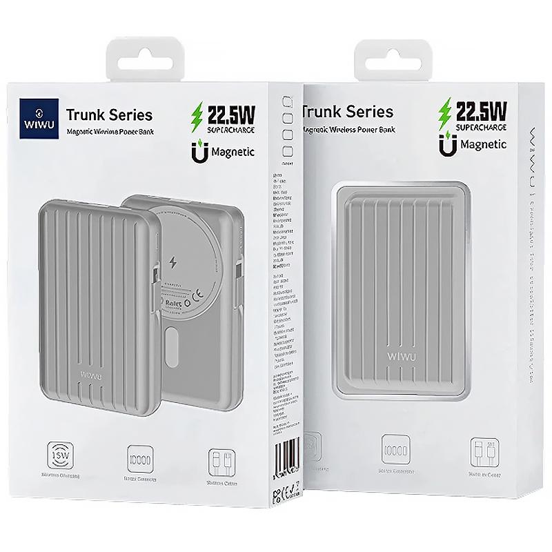 Портативний ЗП Power Bank WIWU PP03 Trunk Series 22.5W з БЗП 10000 mAh на малюнкі №6