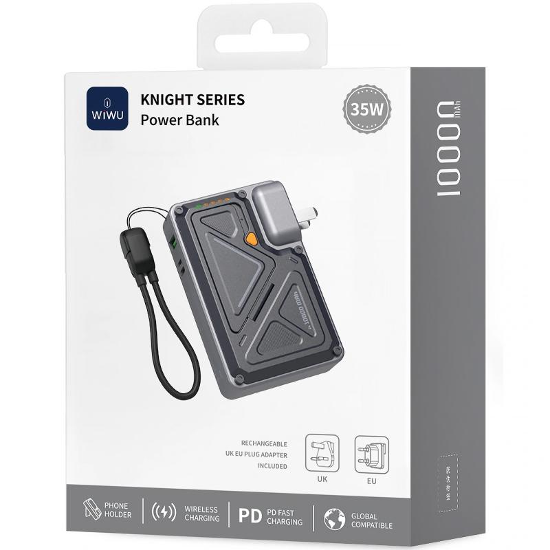 Портативний ЗП Power Bank WIWU Wi-P057 Knight 22.5W+PD35W 10000 mAh на малюнкі №6