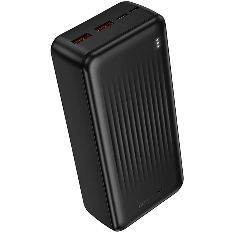 Портативное ЗУ Power Bank Borofone BJ80B Clever 22.5W+PD20W 30000 mAh, Black, купить оптом с доставкой