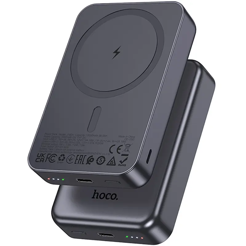 Портативний ЗП Power Bank Hoco J160A Original PD20W з БЗП 10000 mAh, Metal gray, купити оптом з доставкою