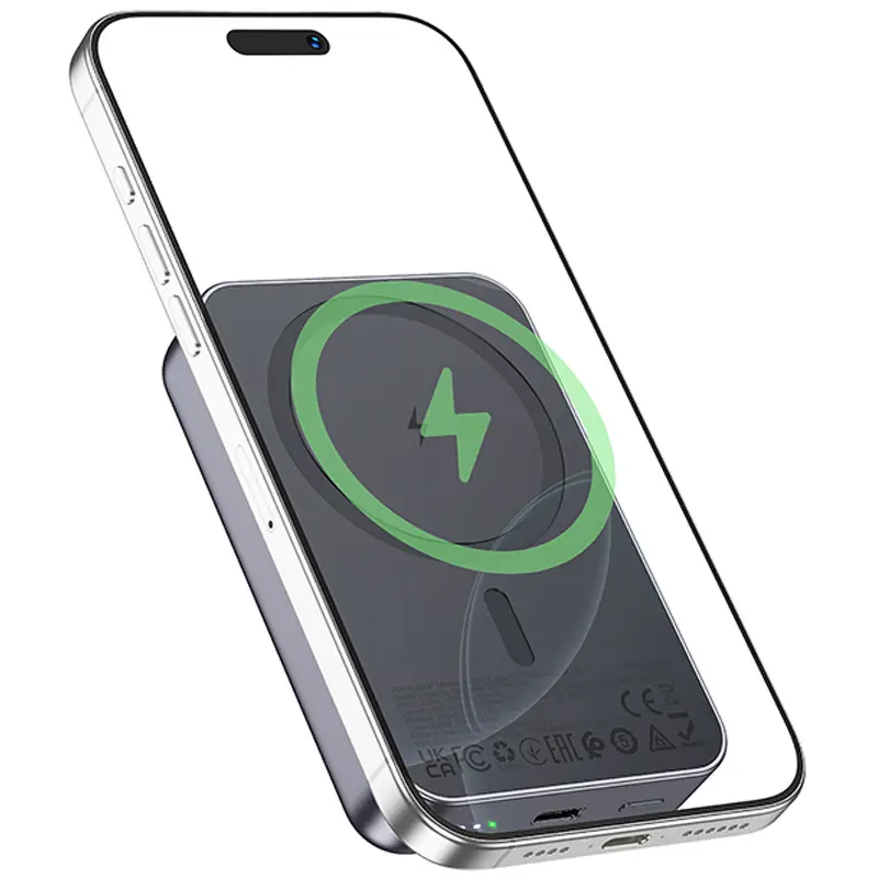 Портативний ЗП Power Bank Hoco J160A Original PD20W з БЗП 10000 mAh, Metal gray 2, купити оптом з доставкою