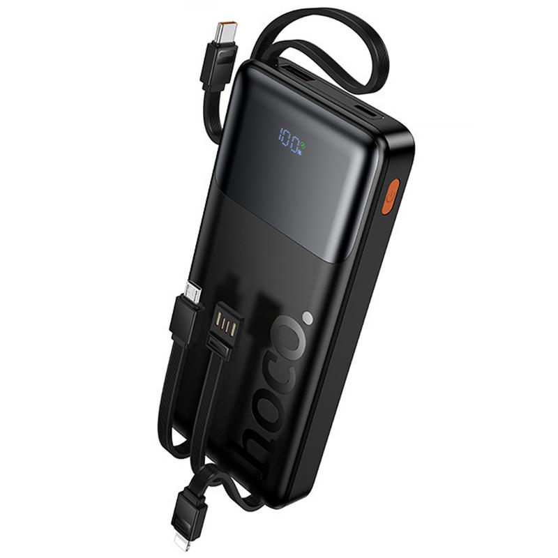 Портативное ЗУ Power Bank Hoco J156 Founder 22.5W+PD20W with 4 cables 10000 mAh на картинке №1