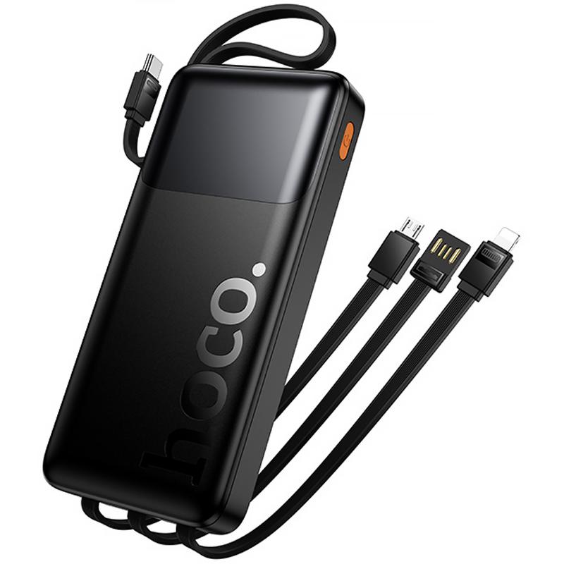 Портативное ЗУ Power Bank Hoco J156 Founder 22.5W+PD20W with 4 cables 10000 mAh на картинке №4