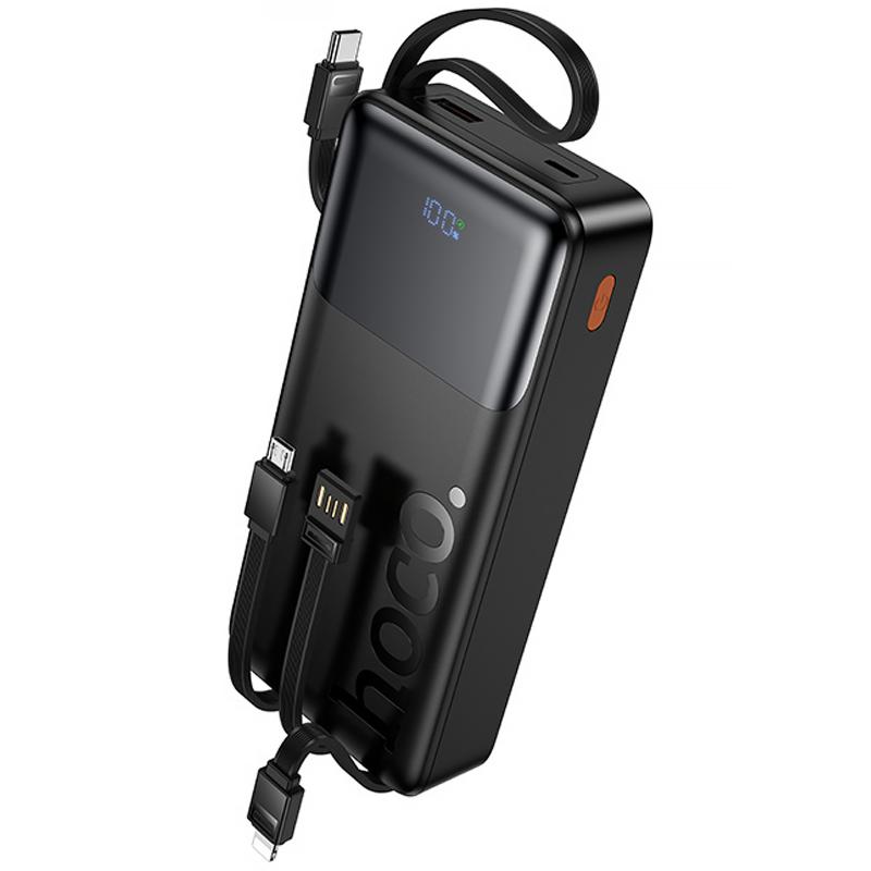 Портативное ЗУ Power Bank Hoco J156A Founder 22.5W+PD20W with 4 cables 20000 mAh на картинке №1