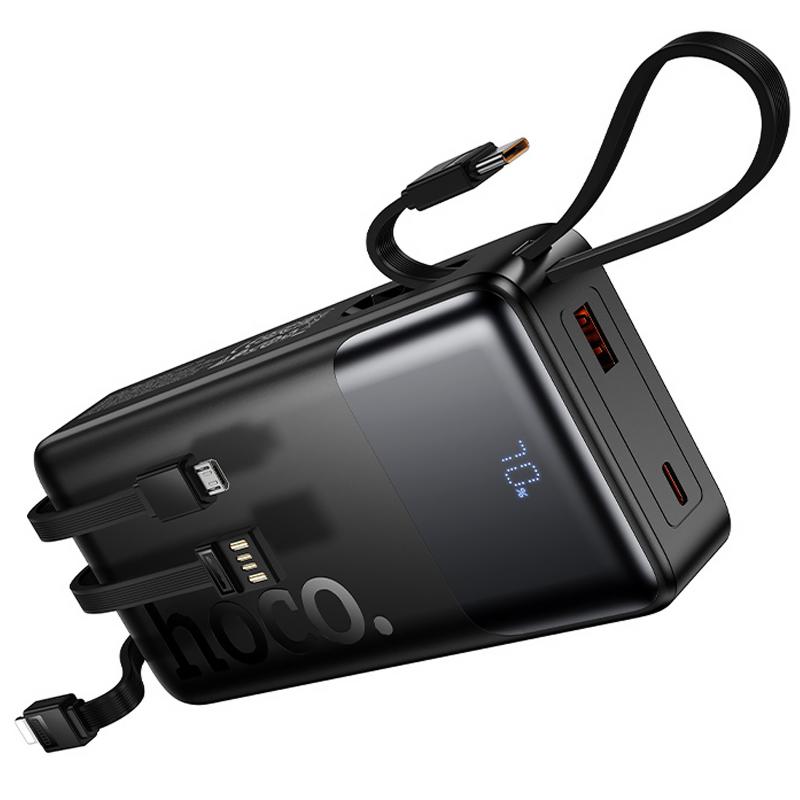 Портативное ЗУ Power Bank Hoco J156A Founder 22.5W+PD20W with 4 cables 20000 mAh на картинке №6