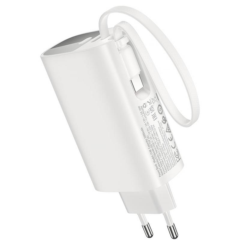 Портативний ЗП Power Bank Hoco J148 Handy PD20W with cable 5000 mAh на малюнкі №2