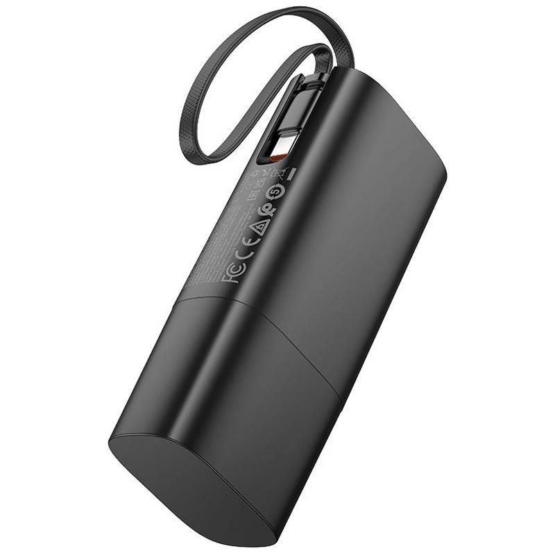 Портативний ЗП Power Bank Hoco J148 Handy PD20W with cable 5000 mAh на малюнкі №3