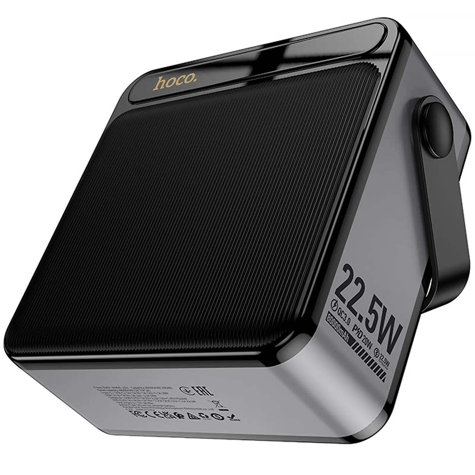 Портативний ЗП Power Bank Hoco J161 Power 22.5W+PD20W with lighting 80000 mAh, Black / Gray 5, купити оптом з доставкою