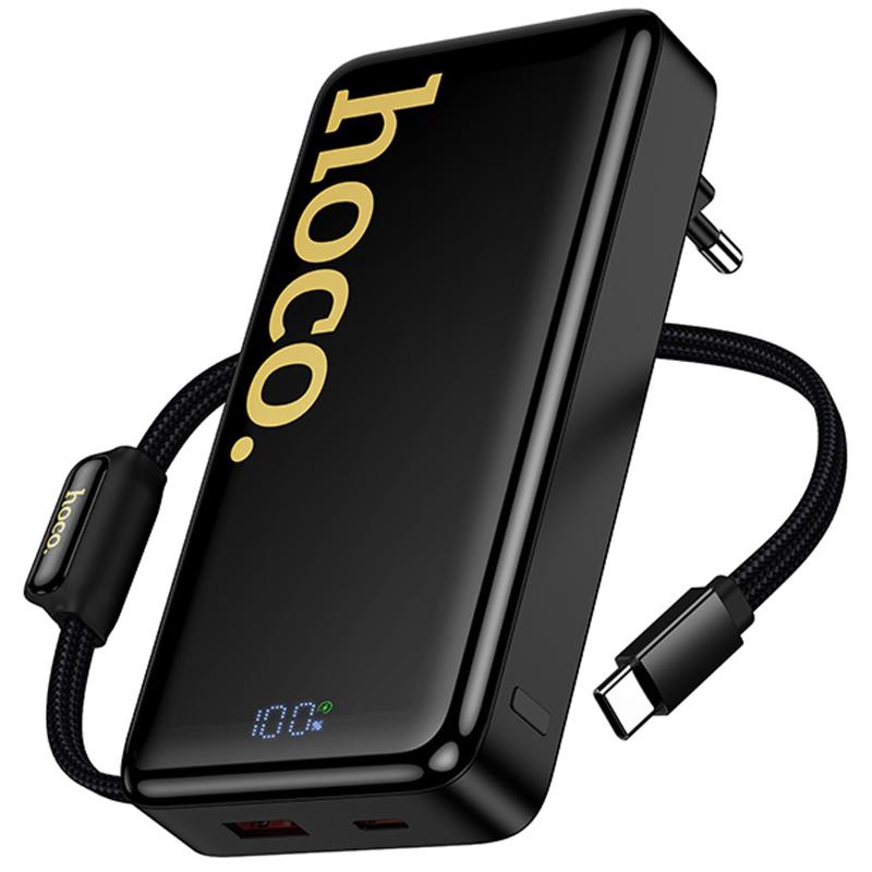Портативний ЗП Power Bank Hoco Q45 Worrier 22.5W+PD20W with cable 10000 mAh на малюнкі №1