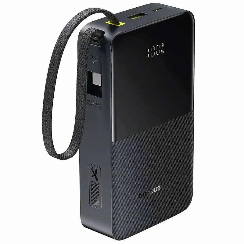 Портативное ЗУ Power Bank Baseus EnerFill FC51 Bipow2 Pro 22.5W 20000 mAh (E00277), Black, купить оптом с доставкой