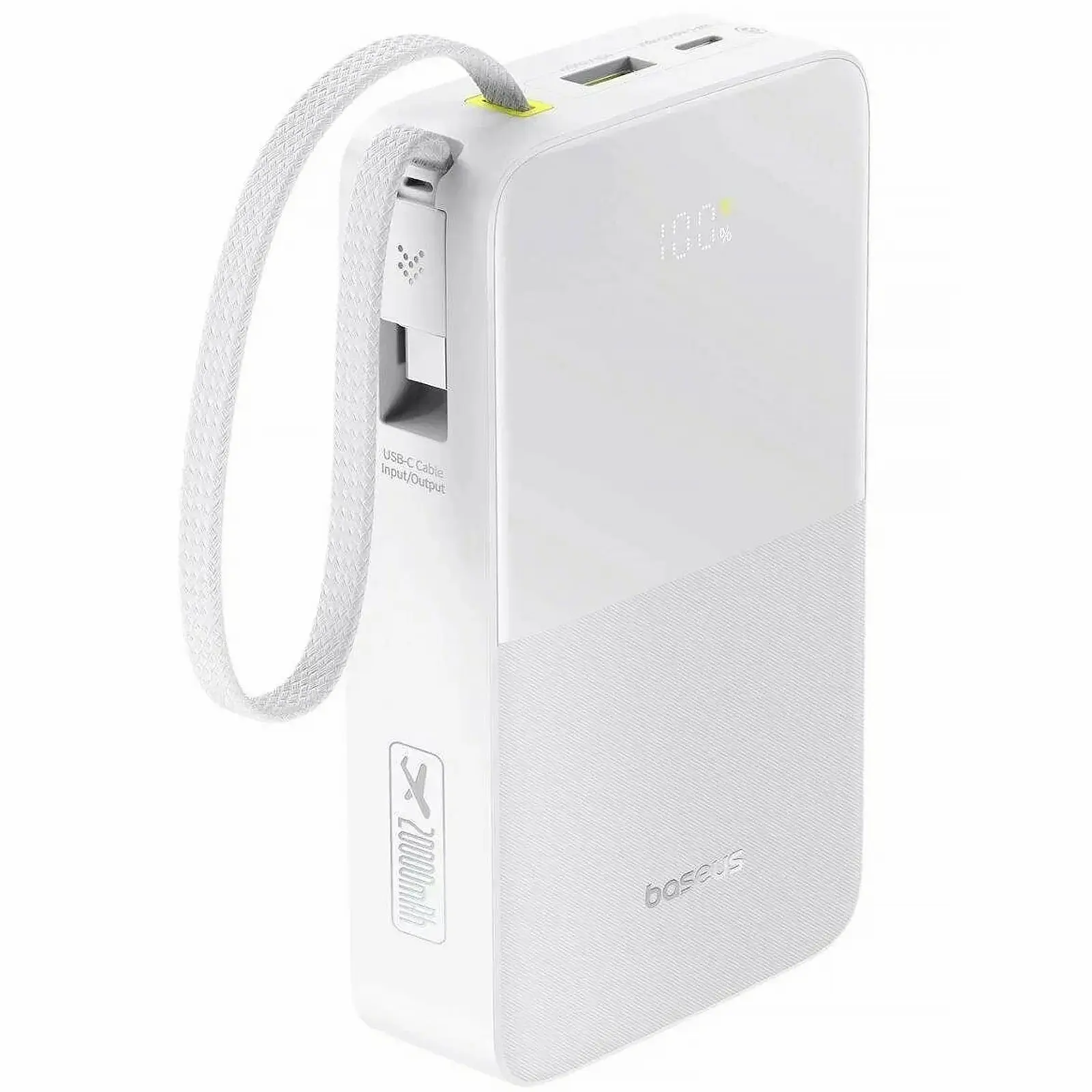 Портативное ЗУ Power Bank Baseus EnerFill FC51 Bipow2 Pro 22.5W 20000 mAh (E00277), White, купить оптом с доставкой
