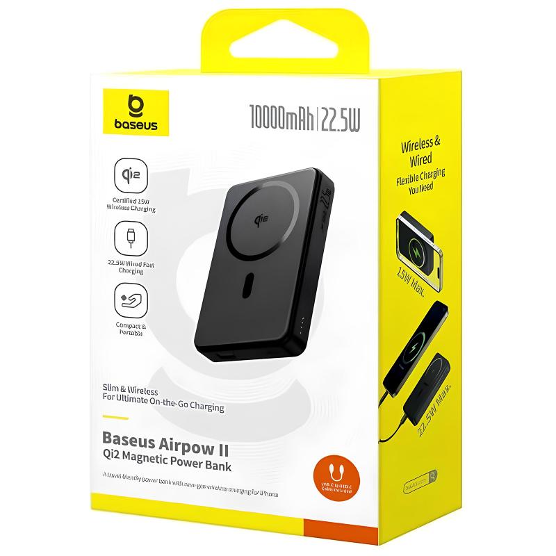 Портативний ЗП Power Bank Baseus EnerFill FM11 Ultra-Mini 22.5W з БЗП 10000mAh (P1008210E123) на малюнкі №6
