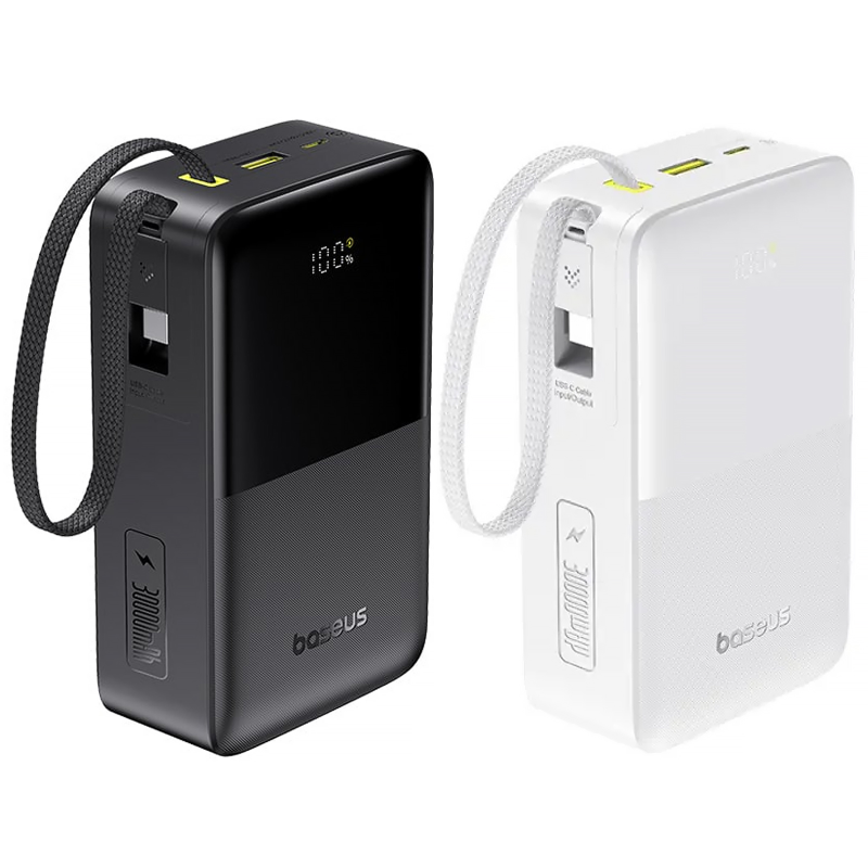Портативний ЗП Power Bank Baseus EnerFill FC51 Bipow2 Pro 22.5W 30000mAh (E0028100), купити оптом з доставкою