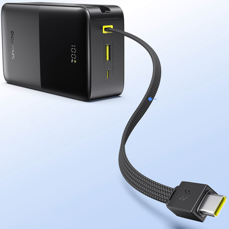 Портативний ЗП Power Bank Baseus EnerFill FC51 Bipow2 Pro 22.5W 30000mAh (E0028100), Black 1, купити оптом з доставкою
