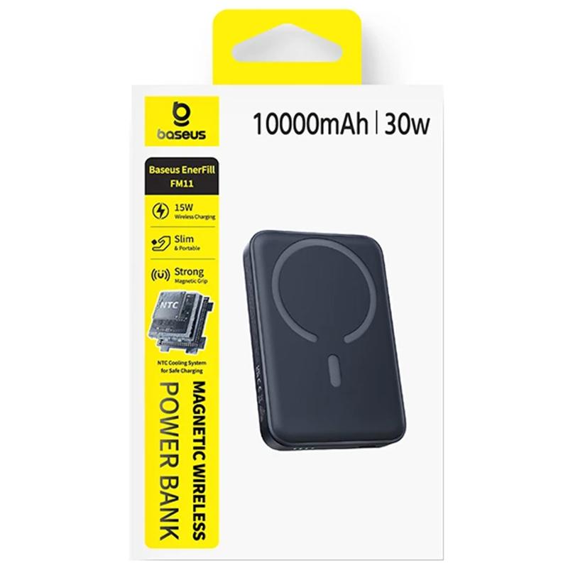 Портативное ЗУ Power Bank Baseus EnerFill FM11 30W с БЗУ 10000mAh (E00287) на картинке №3