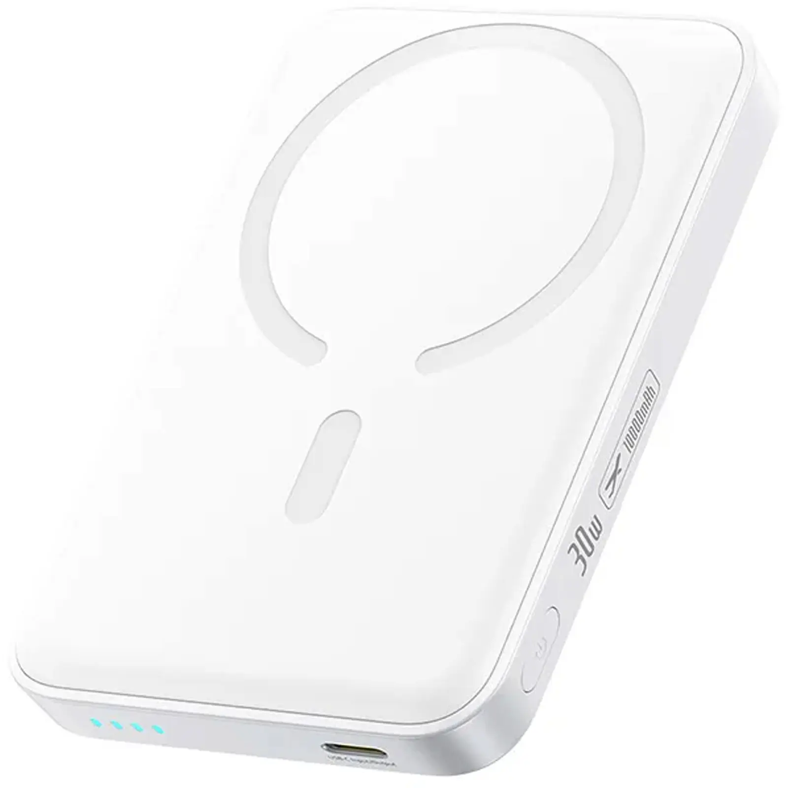 Портативное ЗУ Power Bank Baseus EnerFill FM11 30W с БЗУ 10000mAh (E00287), Moon White, купить оптом с доставкой