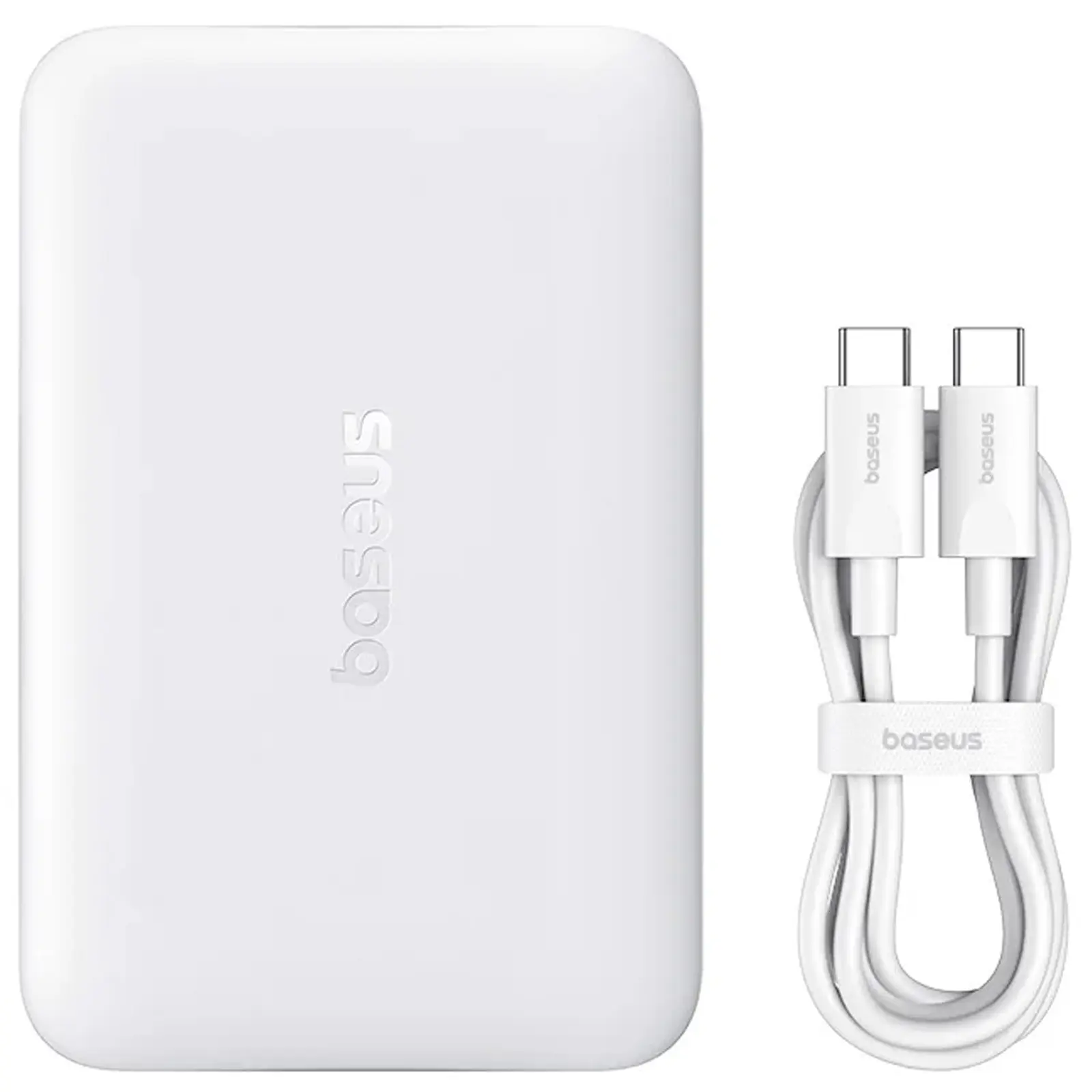 Портативное ЗУ Power Bank Baseus EnerFill FM11 30W с БЗУ 10000mAh (E00287), Moon White 1, купить оптом с доставкой
