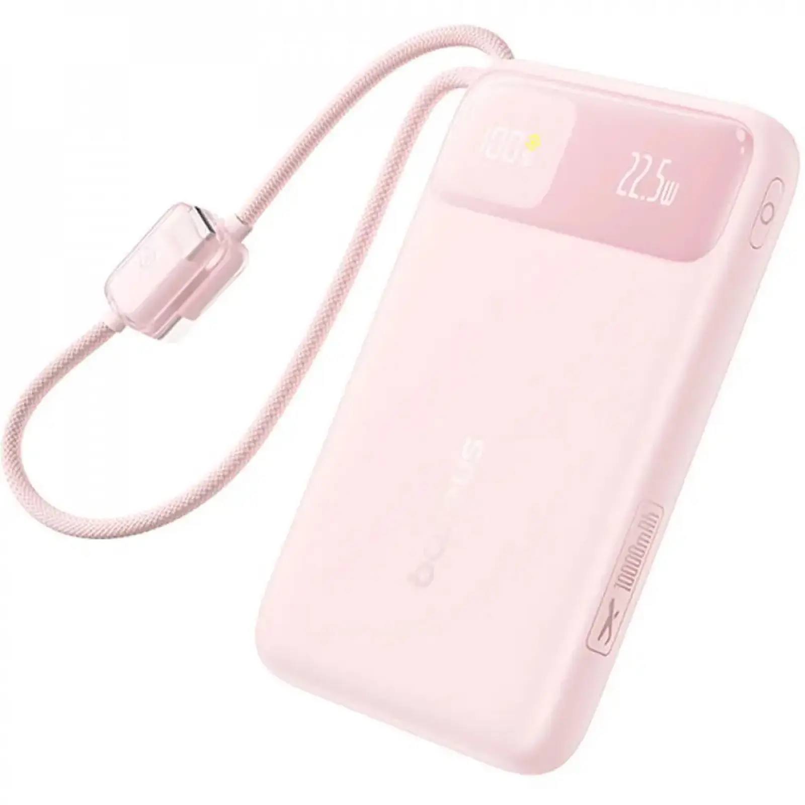 Портативное ЗУ Power Bank Baseus EnerFill FC11 PD22.5W with cable 10000 mAh (E0027R), Baby Pink, купить оптом с доставкой