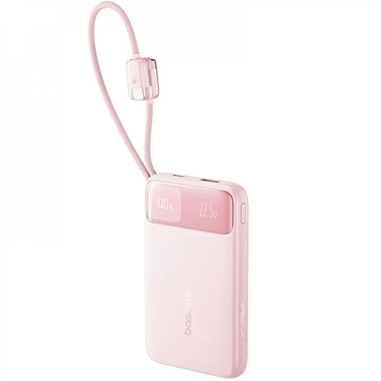 Портативное ЗУ Power Bank Baseus EnerFill FC11 PD22.5W with cable 10000 mAh (E0027R), Baby Pink 1, купить оптом с доставкой