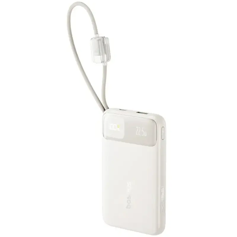 Портативное ЗУ Power Bank Baseus EnerFill FC11 PD22.5W with cable 10000 mAh (E0027R), Biege 1, купить оптом с доставкой