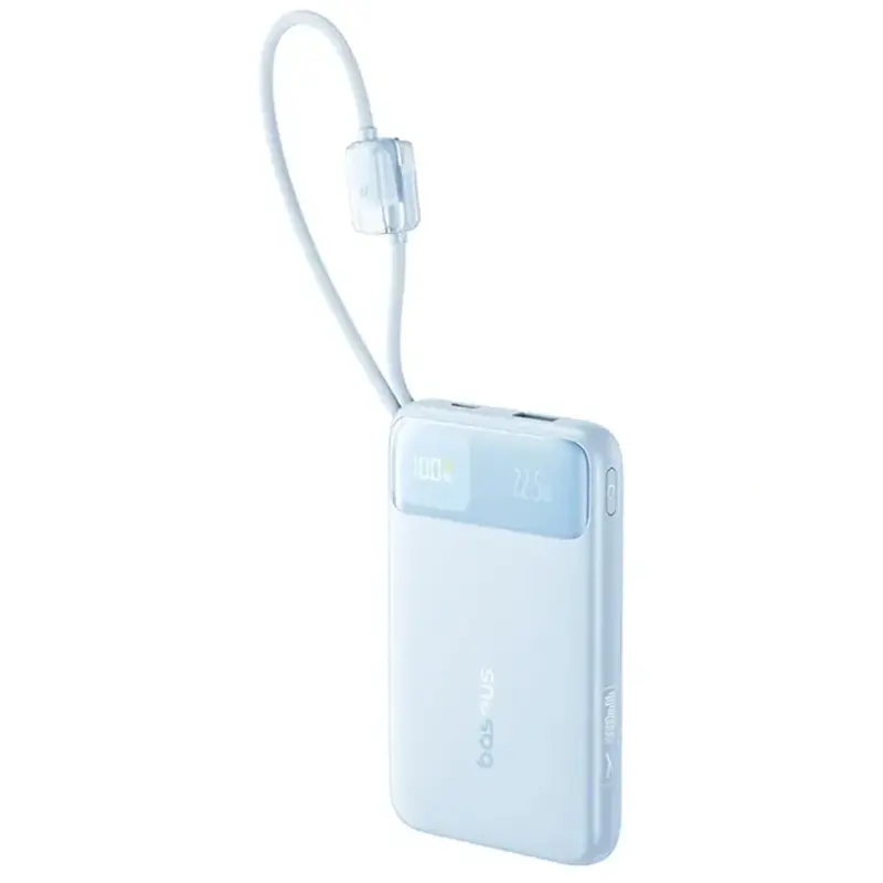 Портативное ЗУ Power Bank Baseus EnerFill FC11 PD22.5W with cable 10000 mAh (E0027R), Galaxy Blue 1, купить оптом с доставкой