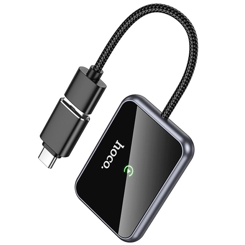 Адаптер Hoco HU1 Way car wireless CarPlay на картинке №4