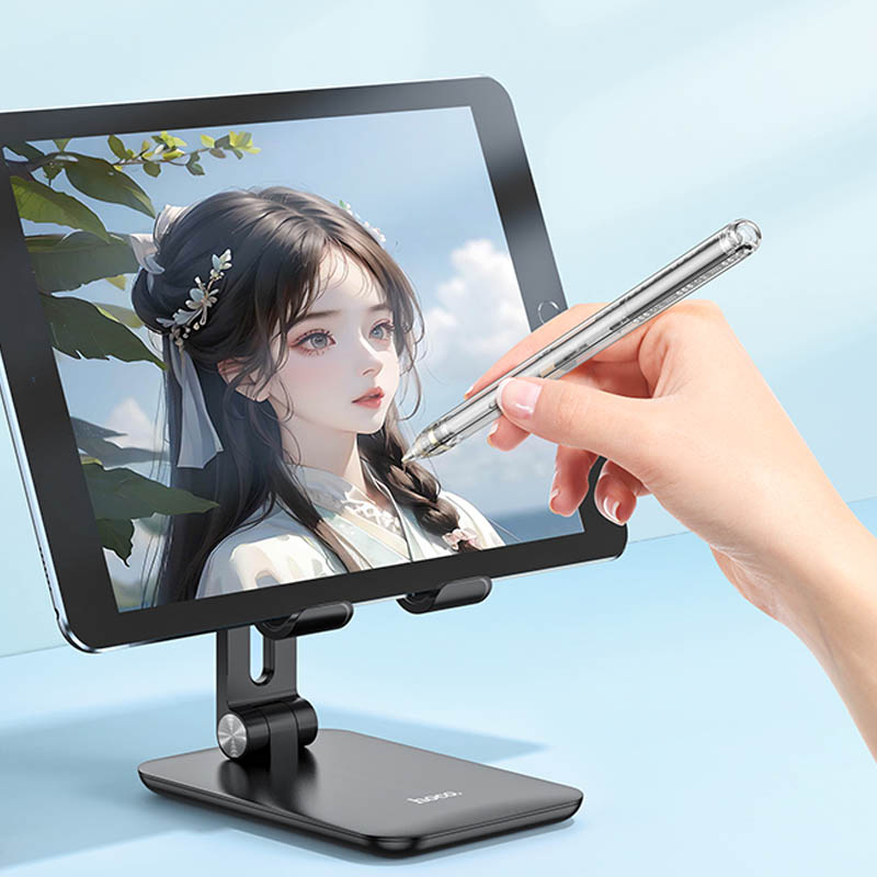Уценка Стилус Hoco GM110 Transparent Explore active pad dedicated for iPad, Поврежденная упаковка / Transparent 3, купить оптом с доставкой