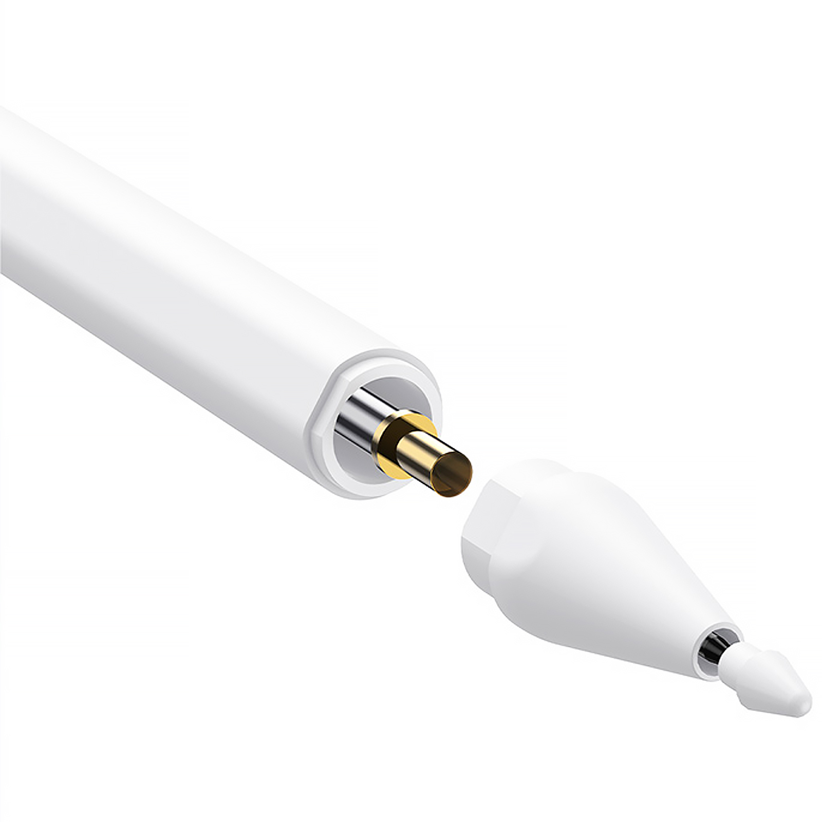Стілус Baseus Smooth Writing Lite 2 Series with LED Indicators (P80015802213), Moon White 2, купити оптом з доставкою