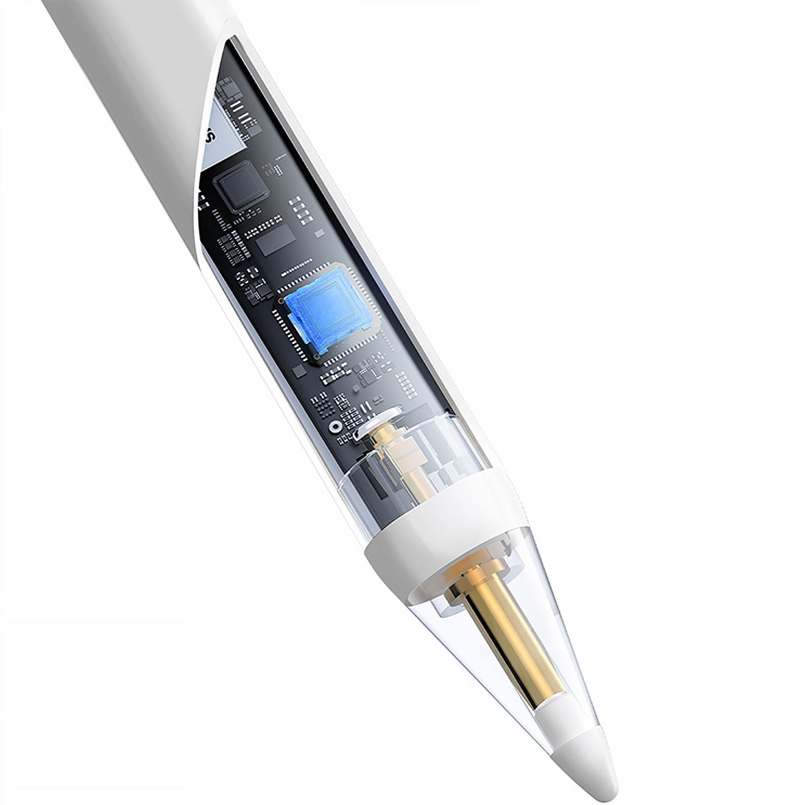 Стілус Baseus Smooth Writing Lite 2 Series with LED Indicators (P80015802213), Moon White 3, купити оптом з доставкою