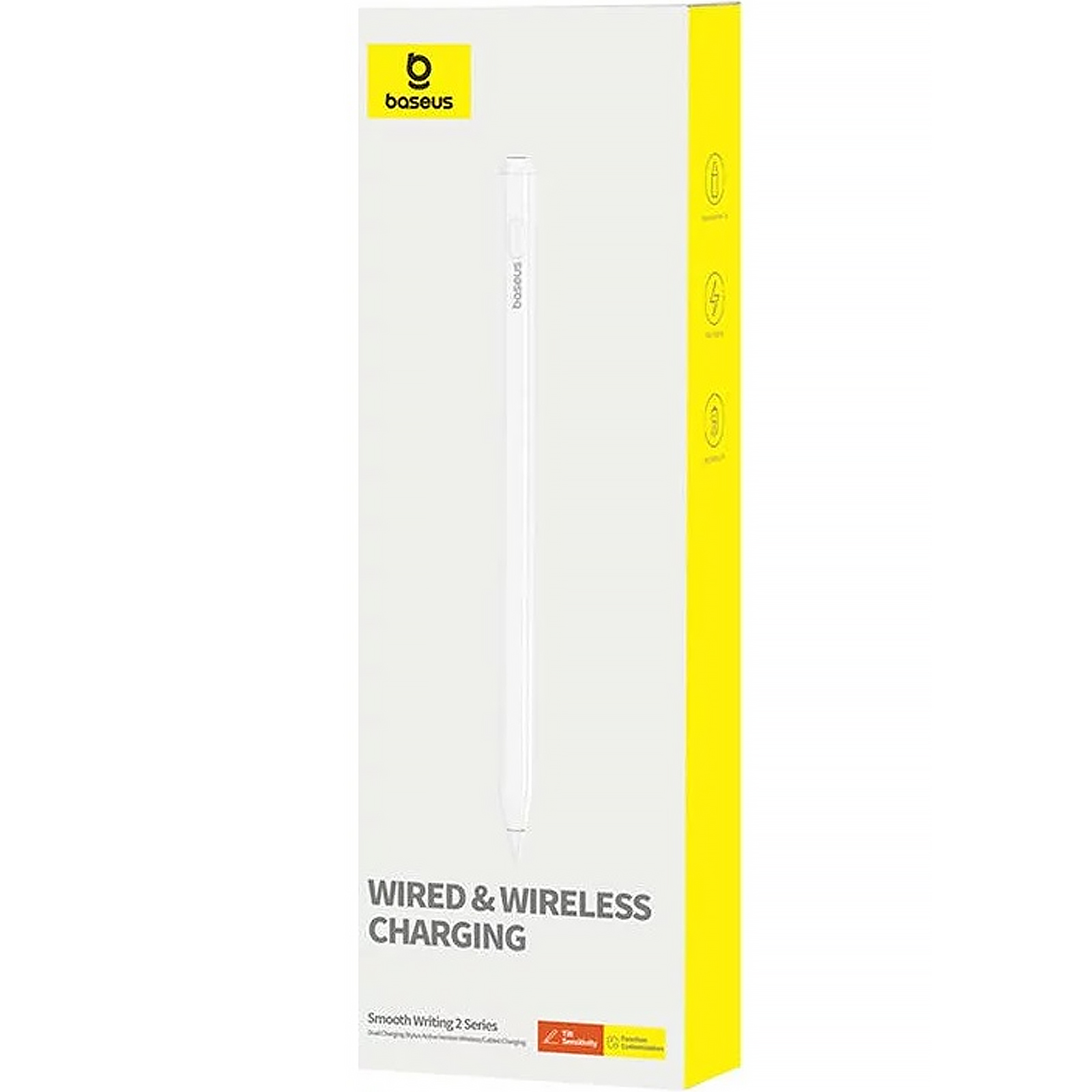 Стілус Baseus Smooth Writing 2 Series with LED Indicators (P80015802213), Moon White 1, купити оптом з доставкою