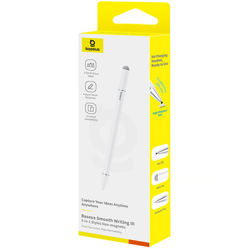 Стилус Baseus Smooth Writing III Series Passive Stylus Non-magnetic (P80080804213) на картинке №2