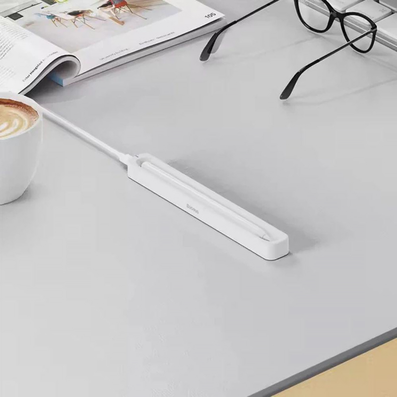 Стілус Baseus Smooth Writing with Charging Case (P80015907213), Moon White 2, купити оптом з доставкою