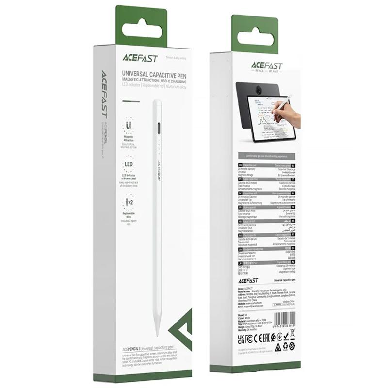 Стилус Acefast V2 Universal Capacitive Pen for iPad на малюнкі №5