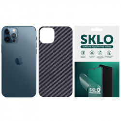 Защитная пленка SKLO Back (тыл) Carbon для Apple iPhone 14 (6.1")