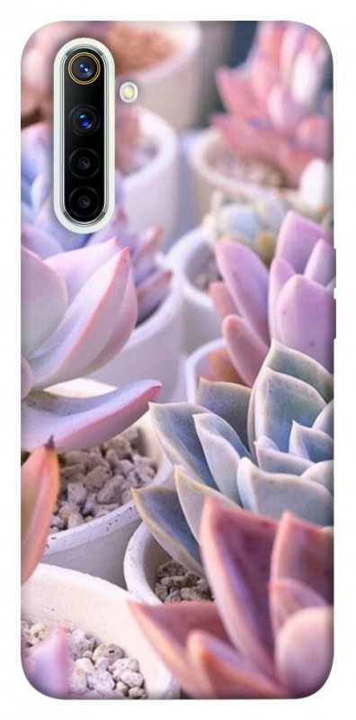 Чехол itsPrint Эхеверия 2 для Realme 6, цветы, купить оптом с доставкой