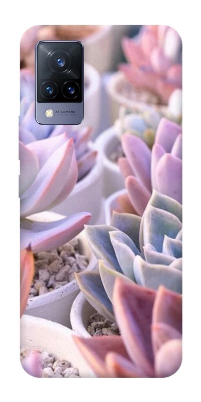 Чохол itsPrint Ехеверія 2 для Vivo V21, квіти, купити оптом з доставкою