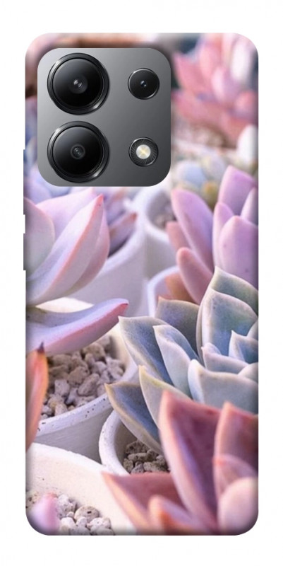 Чехол itsPrint Эхеверия 2 для Xiaomi Redmi Note 13 4G, цветы, купить оптом с доставкой