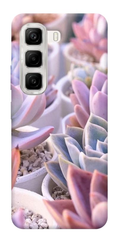 Чехол itsPrint Эхеверия 2 для Infinix Hot 50 4G, цветы, купить оптом с доставкой
