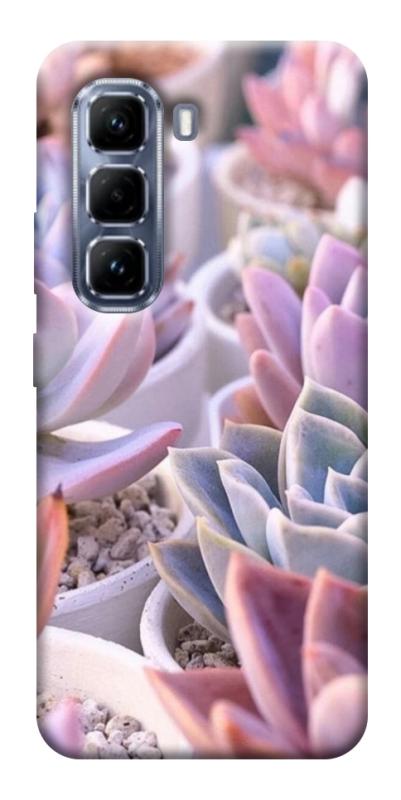 Чехол itsPrint Эхеверия 2 для Infinix Hot 50 Pro, цветы, купить оптом с доставкой