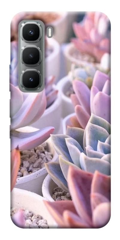 Чехол itsPrint Эхеверия 2 для Infinix Hot 60 Pro, цветы, купить оптом с доставкой