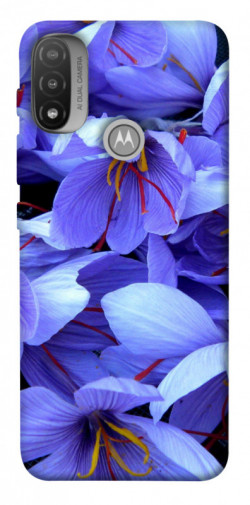 Чехол itsPrint Фиолетовый сад для Motorola Moto E20