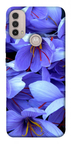 Чехол itsPrint Фиолетовый сад для Motorola Moto E40
