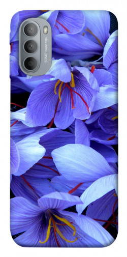 Чехол itsPrint Фиолетовый сад для Motorola Moto G31