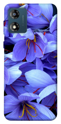 Чехол itsPrint Фиолетовый сад для Motorola Moto E13