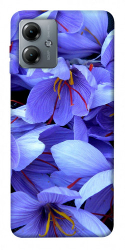 Чехол itsPrint Фиолетовый сад для Motorola Moto G14