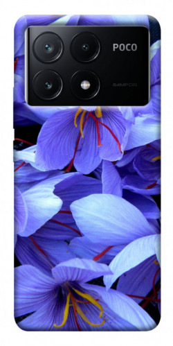 Чехол itsPrint Фиолетовый сад для Xiaomi Poco X6