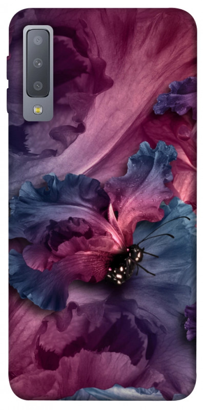 Чехол itsPrint Насекомое для Samsung A750 Galaxy A7 (2018), цветы, купить оптом с доставкой